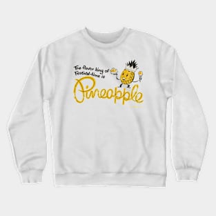 Vintage Pineapple Advertisment Distressed Crewneck Sweatshirt